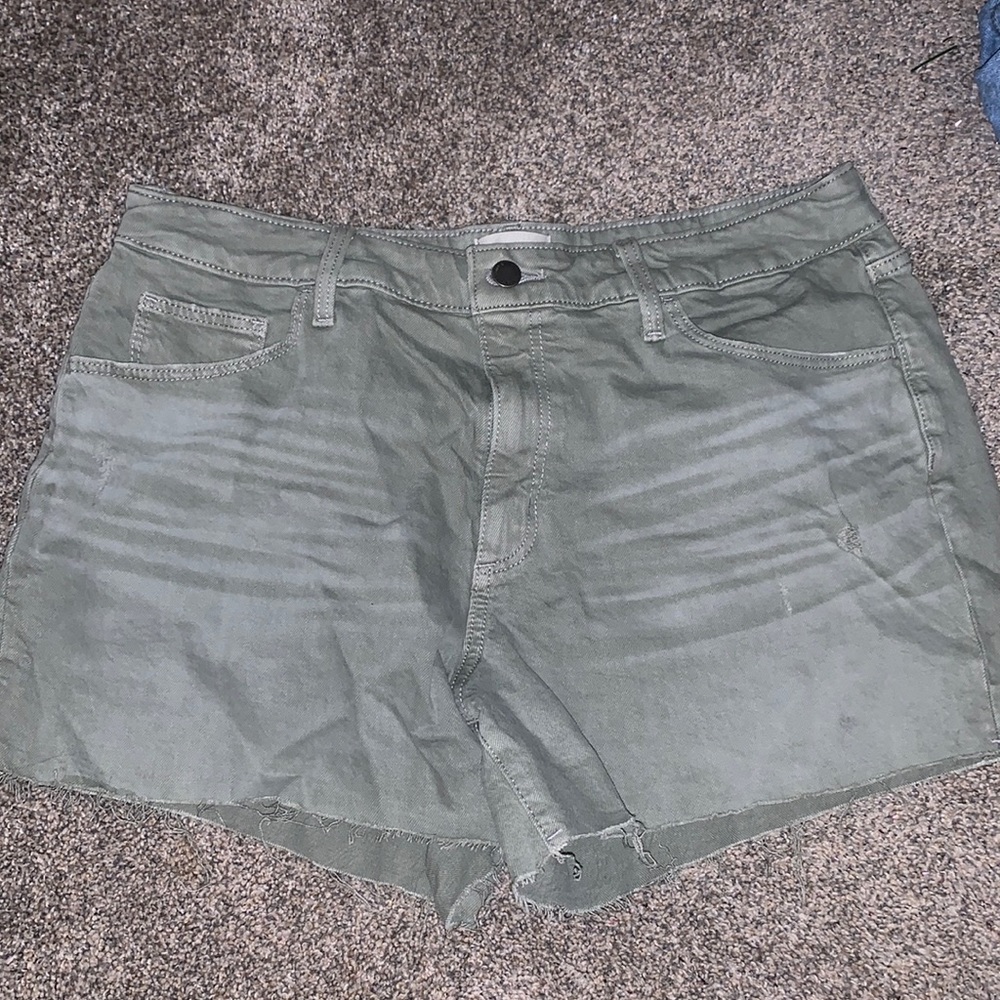 army green vintage shorts